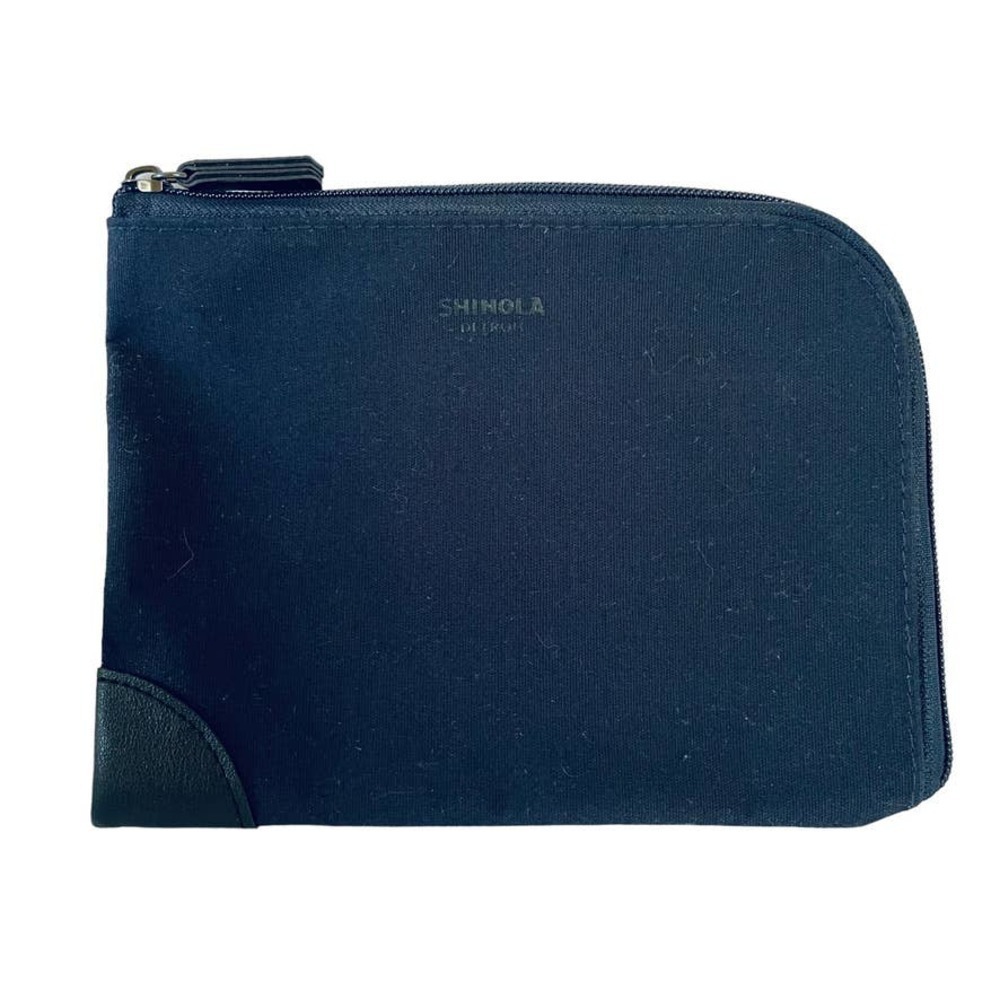 Shinola x American Airlines Navy Blue Canvas Amenity Kit Bag Zip Pouch - Picture 2 of 6